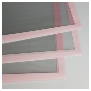 Упаковочный материал Глянцевая листовая пленка с каймой, 58 х 58 см "светло-розовый"